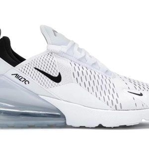 Nike Men's Air Max 270 White Black AH8050-100 Sz 9.5 - CLEAN!